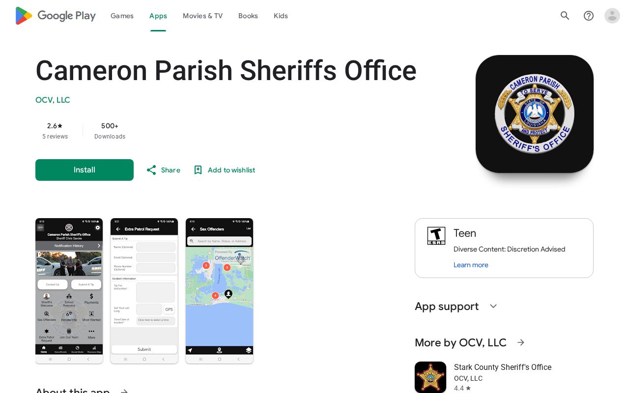 Official Cameron Parish Sheriff app used to locate booking photos, not prove release